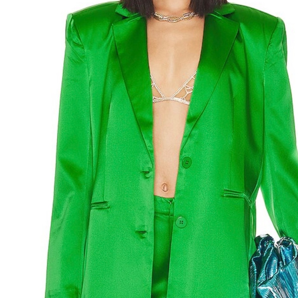 SER.O.YA- Motlee Silk Blazer- SIZE M